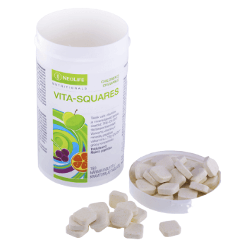 Vita-Squares, NeoLife, vitaminai vaikams ir paaugliams
